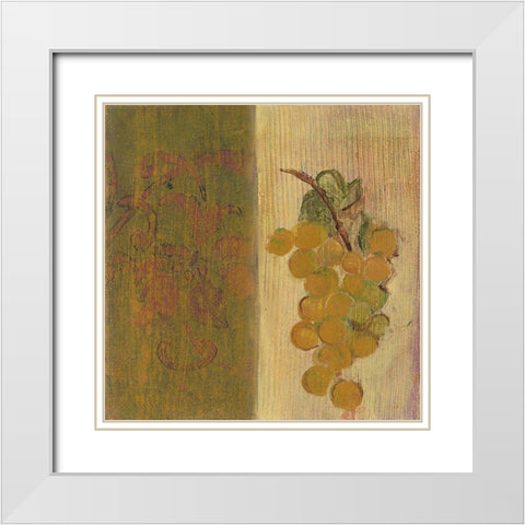 . White Modern Wood Framed Art Print with Double Matting by Haynes, Smith