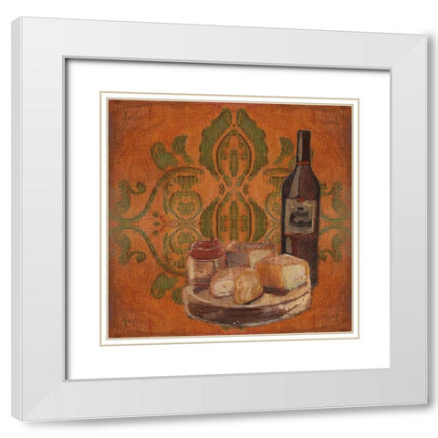 . White Modern Wood Framed Art Print with Double Matting by Haynes, Smith