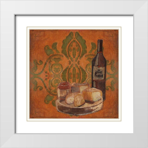 . White Modern Wood Framed Art Print with Double Matting by Haynes, Smith