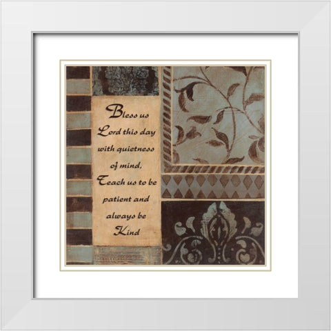 . White Modern Wood Framed Art Print with Double Matting by Haynes, Smith