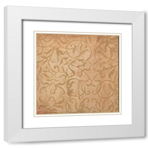. White Modern Wood Framed Art Print with Double Matting by Haynes, Smith