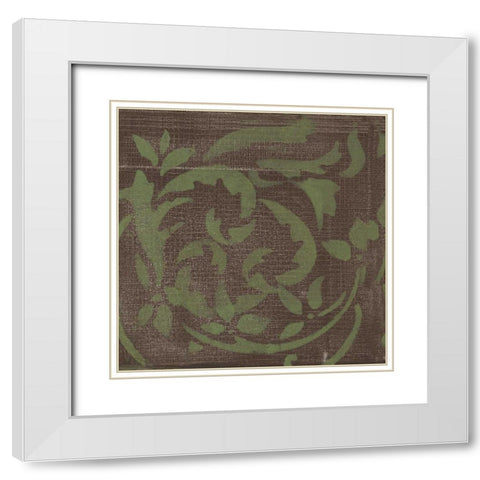 . White Modern Wood Framed Art Print with Double Matting by Haynes, Smith