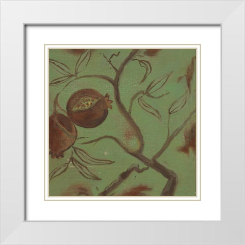 . White Modern Wood Framed Art Print with Double Matting by Haynes, Smith