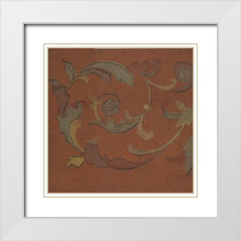 . White Modern Wood Framed Art Print with Double Matting by Haynes, Smith