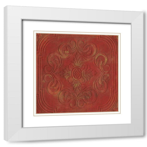 . White Modern Wood Framed Art Print with Double Matting by Haynes, Smith