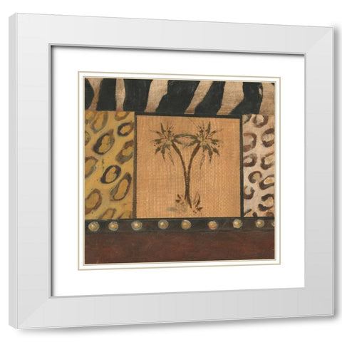 . White Modern Wood Framed Art Print with Double Matting by Haynes, Smith