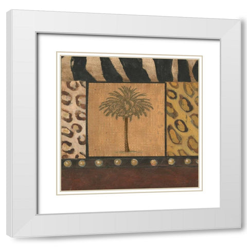 . White Modern Wood Framed Art Print with Double Matting by Haynes, Smith