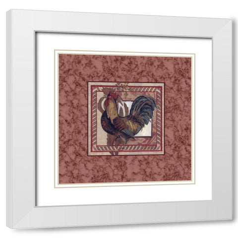 . White Modern Wood Framed Art Print with Double Matting by Haynes, Smith