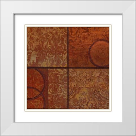 . White Modern Wood Framed Art Print with Double Matting by Haynes, Smith
