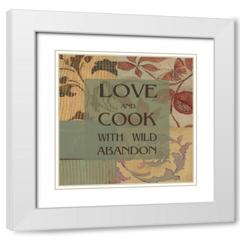 . White Modern Wood Framed Art Print with Double Matting by Haynes, Smith