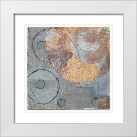. White Modern Wood Framed Art Print with Double Matting by Haynes, Smith
