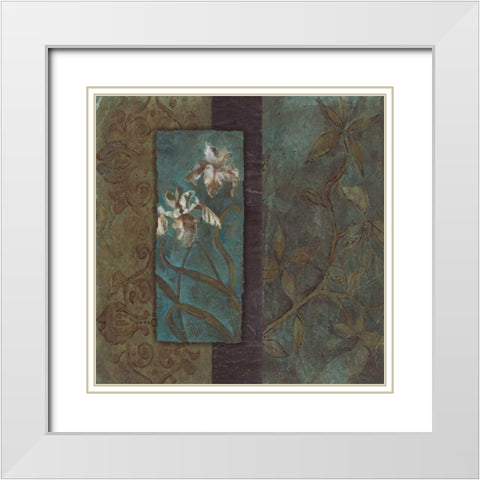 . White Modern Wood Framed Art Print with Double Matting by Haynes, Smith