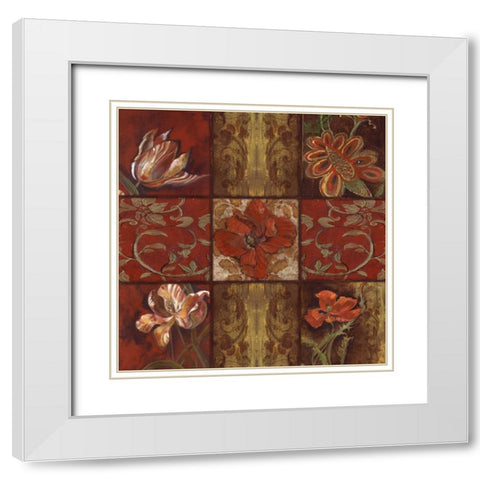 . White Modern Wood Framed Art Print with Double Matting by Haynes, Smith