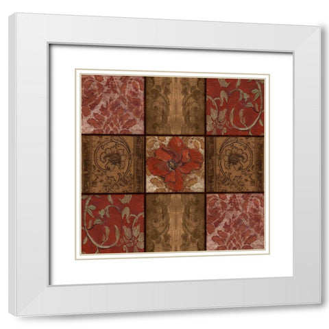 . White Modern Wood Framed Art Print with Double Matting by Haynes, Smith