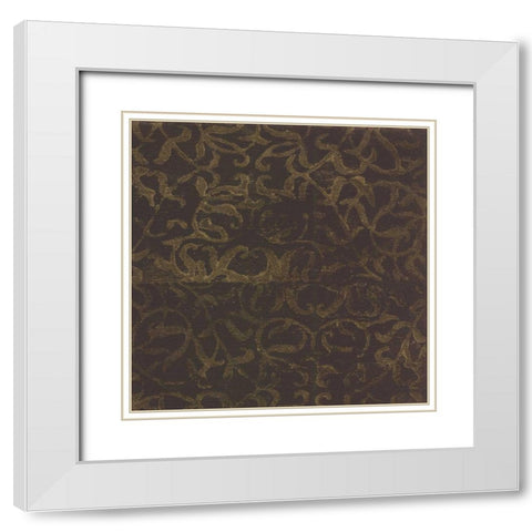 . White Modern Wood Framed Art Print with Double Matting by Haynes, Smith
