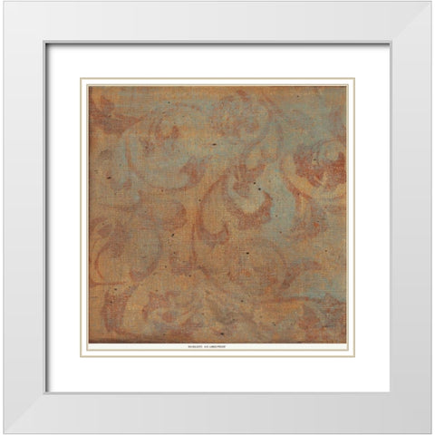 . White Modern Wood Framed Art Print with Double Matting by Haynes, Smith