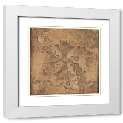 . White Modern Wood Framed Art Print with Double Matting by Haynes, Smith