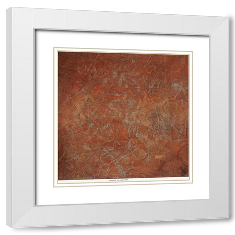 . White Modern Wood Framed Art Print with Double Matting by Haynes, Smith
