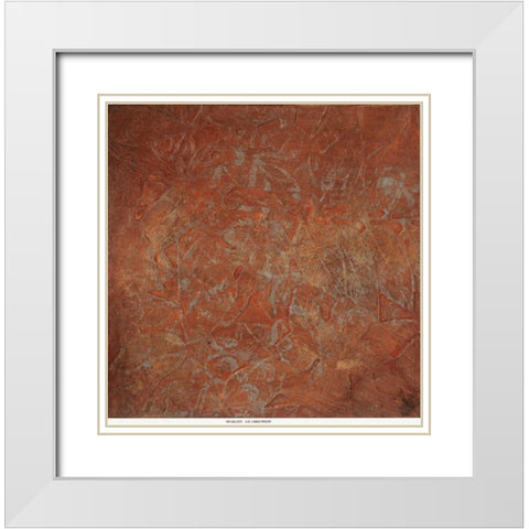 . White Modern Wood Framed Art Print with Double Matting by Haynes, Smith