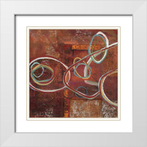 . White Modern Wood Framed Art Print with Double Matting by Haynes, Smith