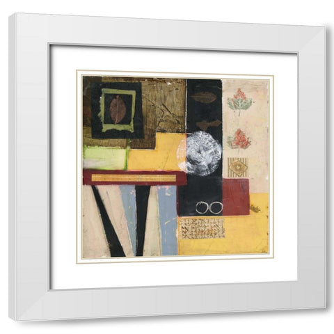 . White Modern Wood Framed Art Print with Double Matting by Haynes, Smith