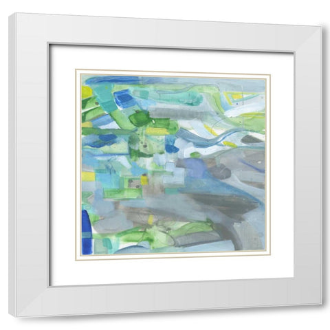 Liberally Geen White Modern Wood Framed Art Print with Double Matting by Haynes, Smith