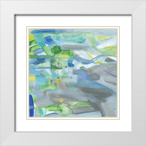 Liberally Geen White Modern Wood Framed Art Print with Double Matting by Haynes, Smith