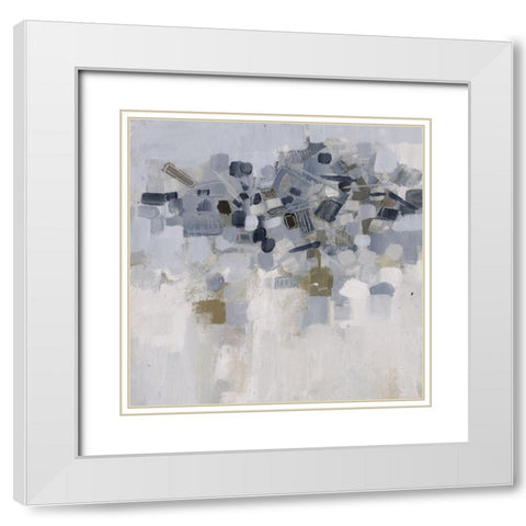 Natural Elevation 3 White Modern Wood Framed Art Print with Double Matting by Haynes, Smith