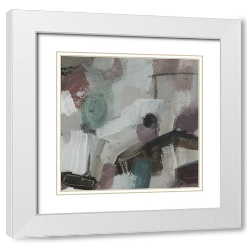 Cool Swatch A White Modern Wood Framed Art Print with Double Matting by Haynes, Smith