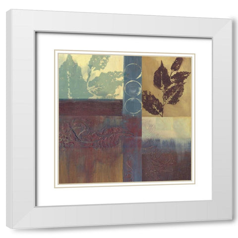 . White Modern Wood Framed Art Print with Double Matting by Haynes, Smith