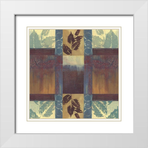 . White Modern Wood Framed Art Print with Double Matting by Haynes, Smith