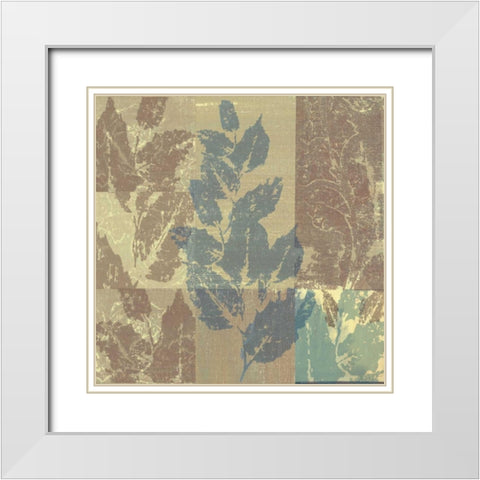 . White Modern Wood Framed Art Print with Double Matting by Haynes, Smith