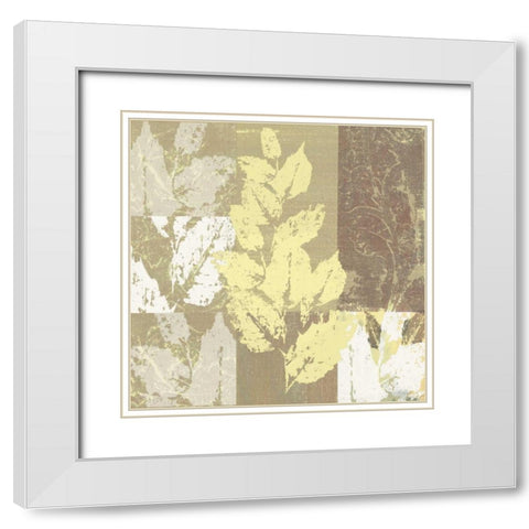 . White Modern Wood Framed Art Print with Double Matting by Haynes, Smith