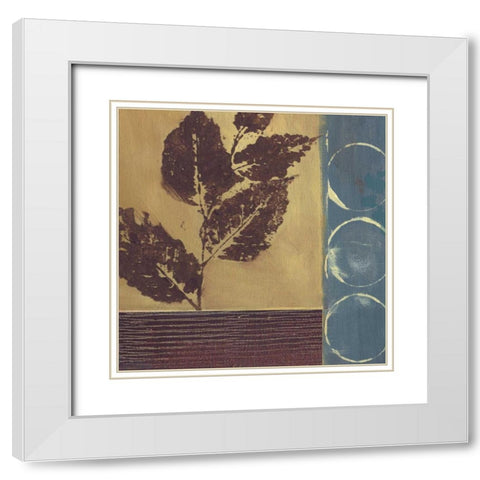 . White Modern Wood Framed Art Print with Double Matting by Haynes, Smith