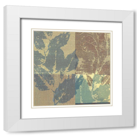 . White Modern Wood Framed Art Print with Double Matting by Haynes, Smith