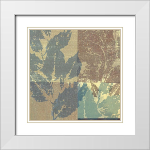 . White Modern Wood Framed Art Print with Double Matting by Haynes, Smith