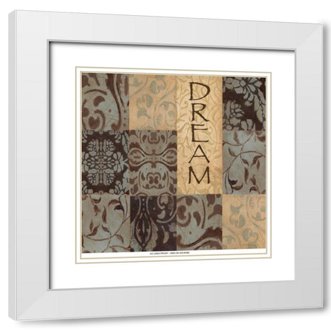 . White Modern Wood Framed Art Print with Double Matting by Haynes, Smith