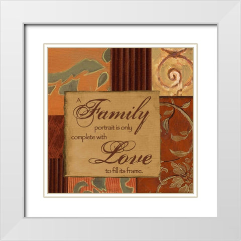 . White Modern Wood Framed Art Print with Double Matting by Haynes, Smith