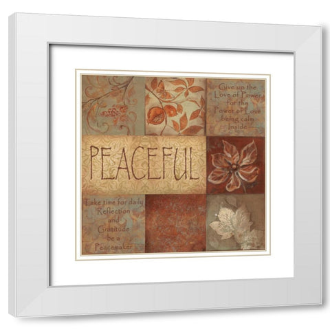 . White Modern Wood Framed Art Print with Double Matting by Haynes, Smith