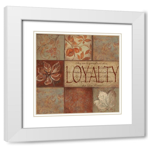 . White Modern Wood Framed Art Print with Double Matting by Haynes, Smith
