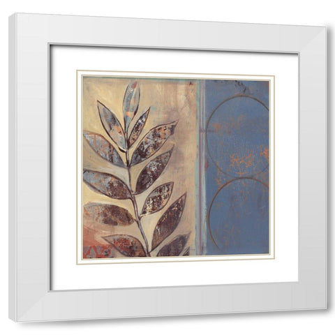 . White Modern Wood Framed Art Print with Double Matting by Haynes, Smith