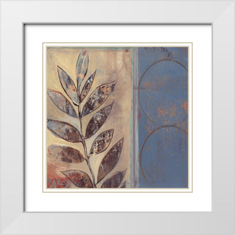 . White Modern Wood Framed Art Print with Double Matting by Haynes, Smith