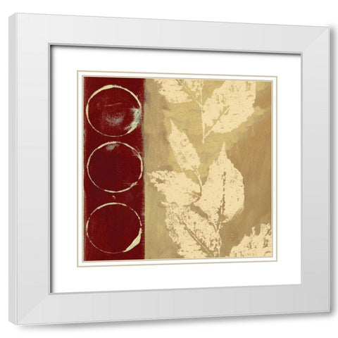 . White Modern Wood Framed Art Print with Double Matting by Haynes, Smith