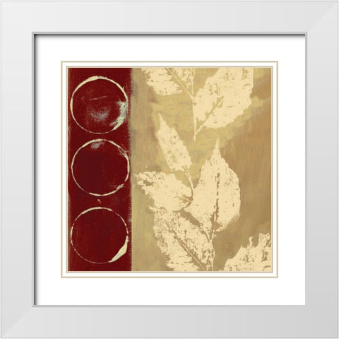 . White Modern Wood Framed Art Print with Double Matting by Haynes, Smith