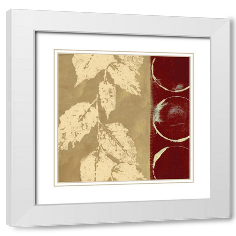 . White Modern Wood Framed Art Print with Double Matting by Haynes, Smith