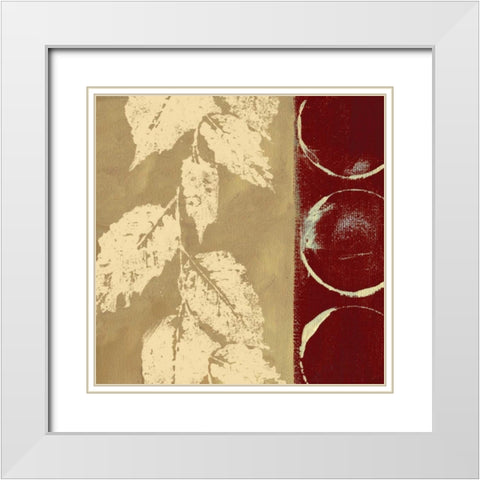 . White Modern Wood Framed Art Print with Double Matting by Haynes, Smith
