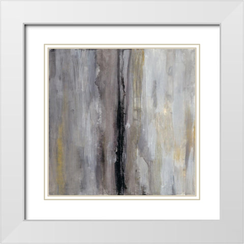 The Hall White Modern Wood Framed Art Print with Double Matting by Haynes, Smith