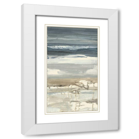 Creamy Memories White Modern Wood Framed Art Print with Double Matting by Haynes, Smith