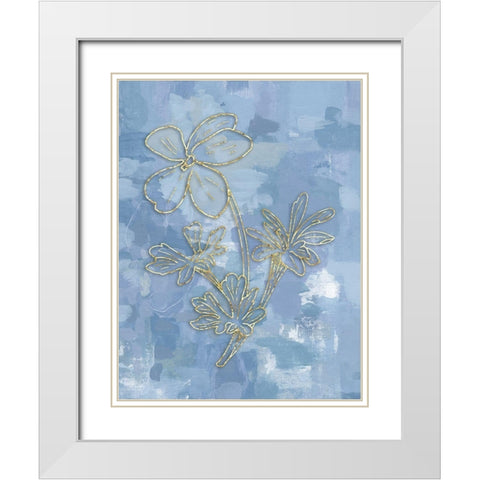 Simple Vintage 2 White Modern Wood Framed Art Print with Double Matting by Haynes, Smith