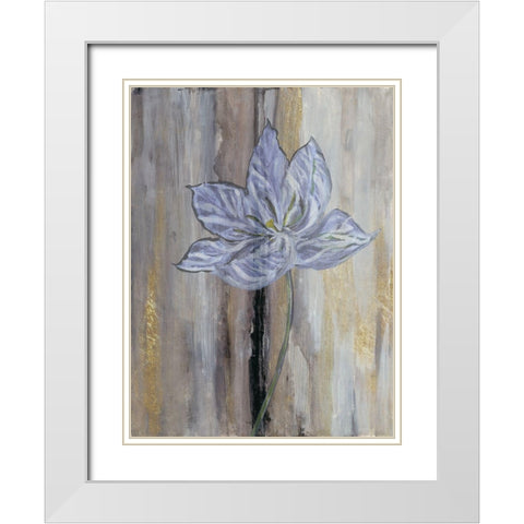 Narrow Tulip Hall White Modern Wood Framed Art Print with Double Matting by Haynes, Smith